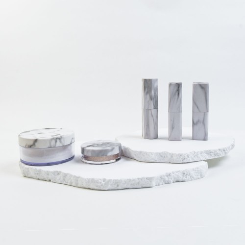Marbled Lipstick and Setting Powder Set