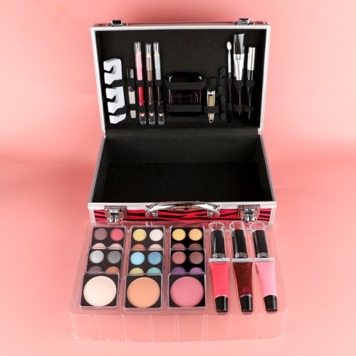 Makeup Kit All In One Eyeshadow Palette Lip Gloss Blush