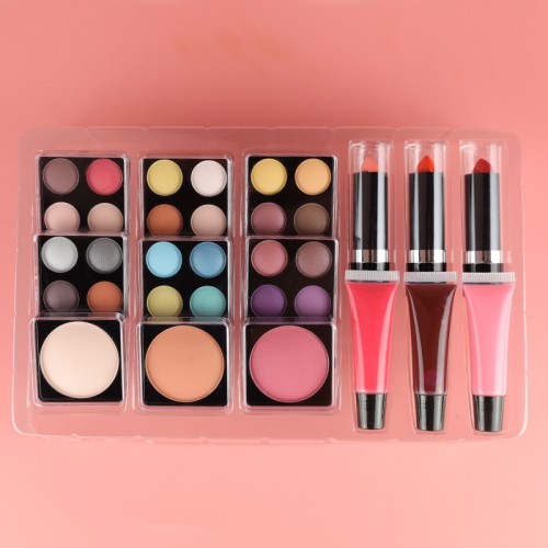 Makeup Kit All In One Eyeshadow Palette Lip Gloss Blush