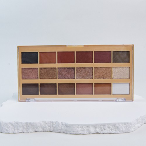 18 Colors Matte Shimmer Wet Eyeshadow Palette