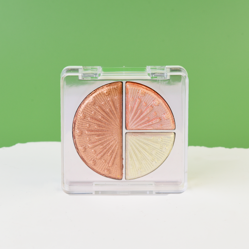 3 Shades Makeup Highlighter Palette